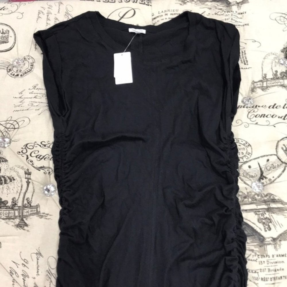 Splendid Ruched Jersey Minidress - Picture 7 of 9